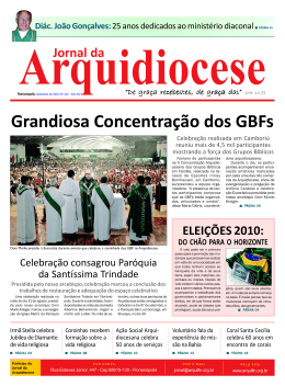 Jornal 160 - Setembro 2010.p65 - Arquidiocese de Florianópolis/SC