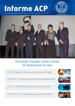 Fernando Yamada recebe o título de Empresário do Ano