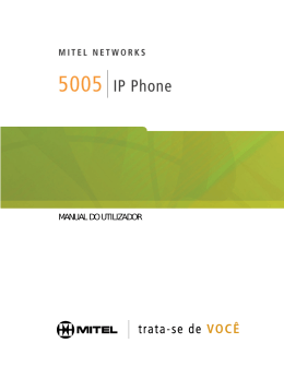 5005 IP Telefone Manual do utilizador