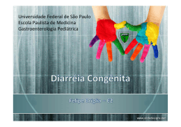 Diarréia Congênita - The Eletronic Journal of Pediatric