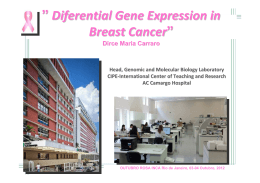 Diferential Gene Expression in Breast Cancer ”