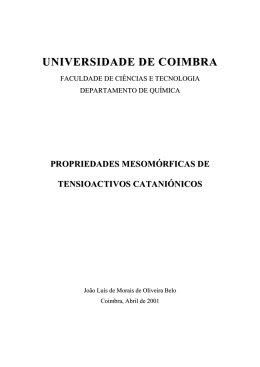 UNIVERSIDADE DE COIMBRA - Repositório Científico do IPCB