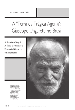 Giuseppe Ungaretti no Brasil