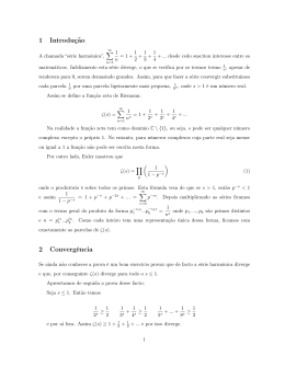 Função Zeta de Riemann