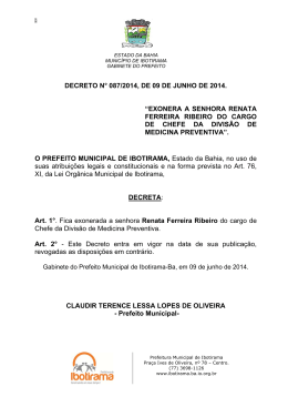 decreto n° 087/2014, de 09 de junho de 2014.