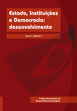 Estado, Instituições e Democracia: desenvolvimento