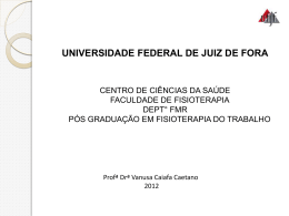 Planejamento da Pesquisa - Universidade Federal de Juiz de Fora