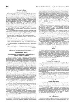 Regulamento n.º 79/2010 - IMPIC - Instituto dos Mercados Públicos