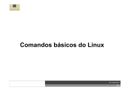 Revisão Linux - Prof. Claudio Silva