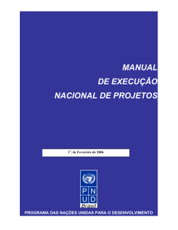 manual de execução nacional