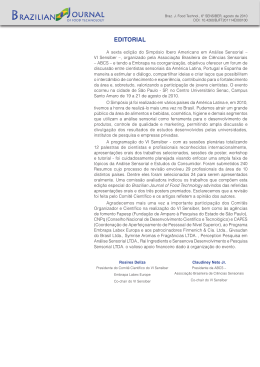 ler - Brazilian Journal of Food Technology