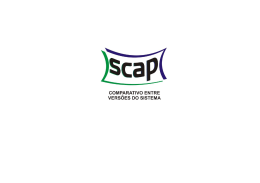 Comparativo entre versões do Sistema SCAP