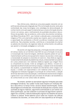 APRESENTAÇÃO - Revista Iberoamericana de Educación