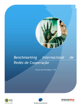 Benchmarking Internacional de Redes de Cooperação
