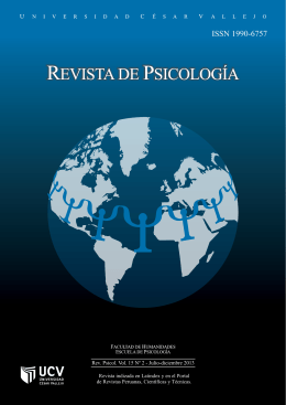 Revista de Psicología 2013-2