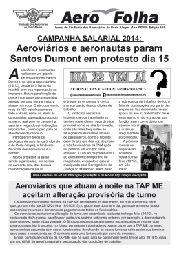 Edição 491 - Sindicato dos Aeroviarios de Porto Alegre