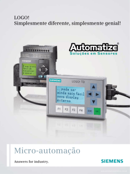 Catálogo LOGO! - Automatize Sensores
