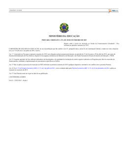 Portaria Normativa nº2 de 20-02-2015 - Portal FIES