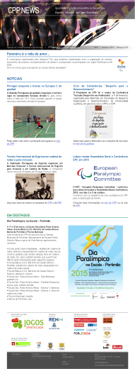 E-News 67 - Comité Paralímpico de Portugal