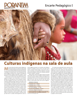 Encarte Pedagógico I - Culturas indígenas na sala de aula