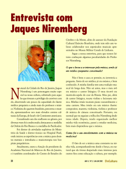 Entrevista com Jaques Niremberg