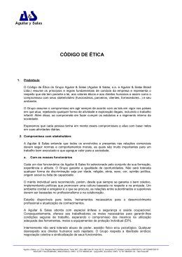 Aguilar y Salas Código de Ética (PT)