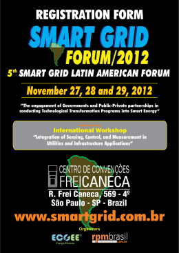 Untitled - Fórum Latino Americano de Smart Grid