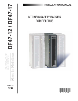 DF47 – Intrinsic Safety Barrier for Fieldbus