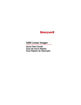 3200 Linear Imager - Honeywell Scanning and Mobility