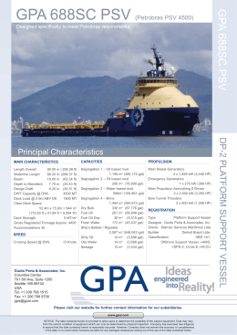 GPA 688SC PSV - Guido Perla & Associates Inc.