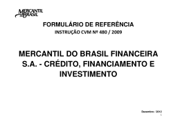 mercantil do brasil financeira sa