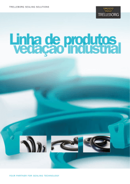 Linha de produtos vedação industrial