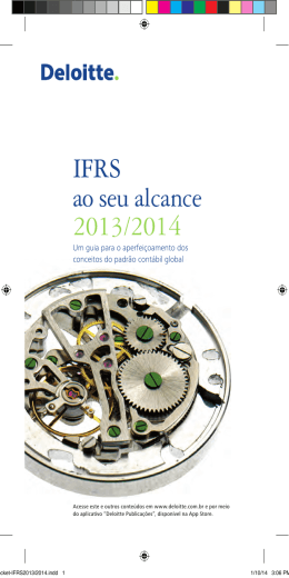 IFRS ao seu alcance 2013/2014