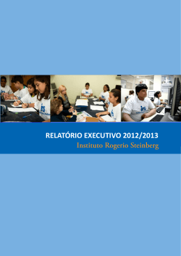 RELATÓRIO EXECUTIVO 2012/2013