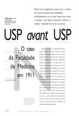 O caso da Faculdade de Medicina em 1911