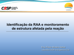 Identificação da RAA e monitoramento de estrutura