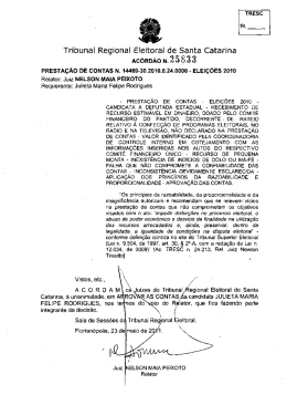 r - Tribunal Regional Eleitoral de Santa Catarina