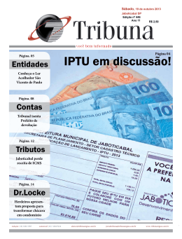 Edição 446 - Jornal Tribuna Jaboticabal