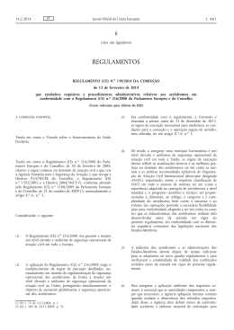 Regulamento (UE) n.o 139/2014 da Comissão, de 12 de fevereiro