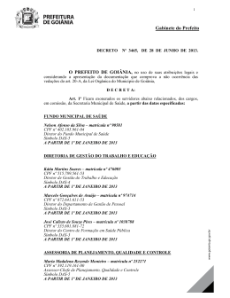 Decreto N. 3465 de 28/06/2013