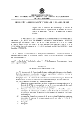 Resolução Ad Referendum nº 09-2012 - Alteração de