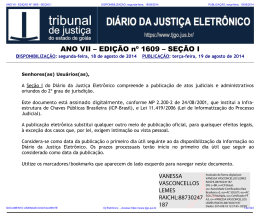 DJe - Tribunal de Justiça do Estado de Goiás