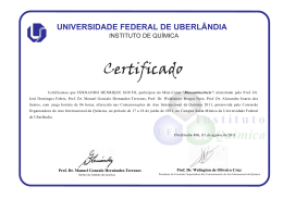 Certificado Fernando Henrique - Minicurso