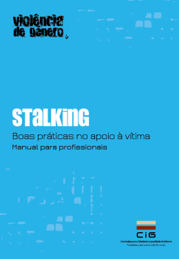 Stalking: Boas práticas no apoio à vítima
