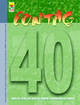 Revista 40 anos da Contag