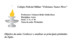 Colégio Policial Militar “Feliciano Nunes Pires” Objetivo da aula
