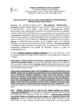 FUNDAÇÃO MUNICIPAL DE SAÚDE DE NITERÓI, inscrita no CNPJ