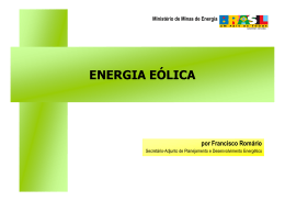 Apresentação do PowerPoint - Ministério de Minas e Energia