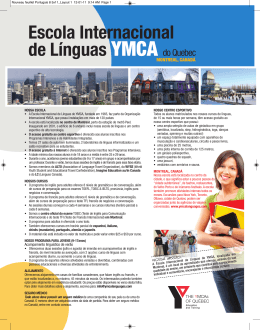 escola Internacional de línguas YMCA do Quebec