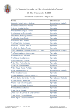 classificações em PDF - Ordem dos Engenheiros